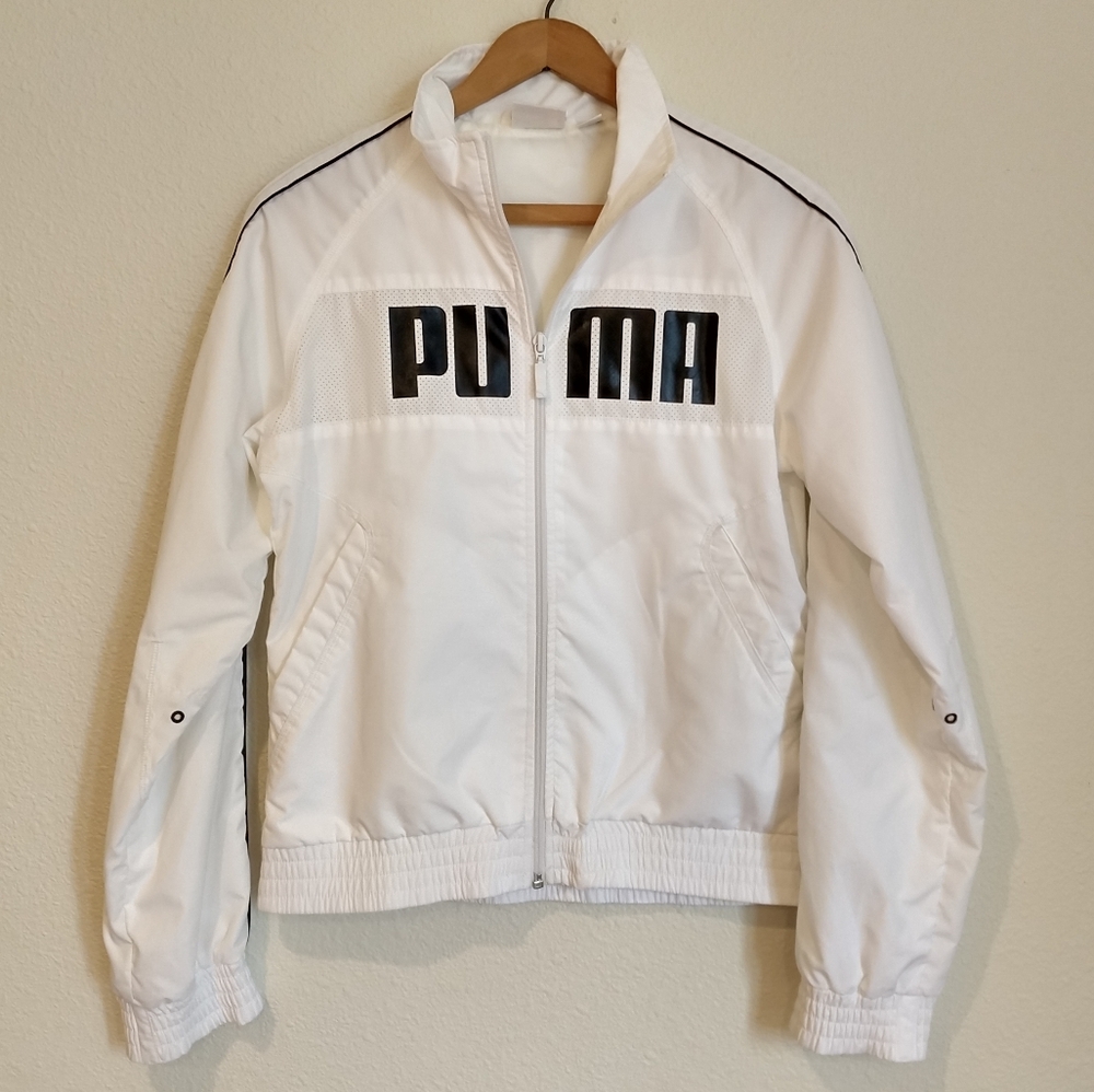 PUMA | White Track Jacket